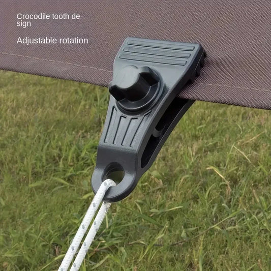 Tent Clips & Carabiner Set – 10 Pack Windproof Clamps