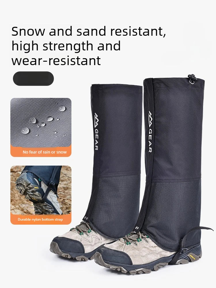 Outdoor Leg Warmers Gaiter Waterproof Hiking Travel Mountain Leggings Gaiters Long Tube Leggings Warmers Foot Cover