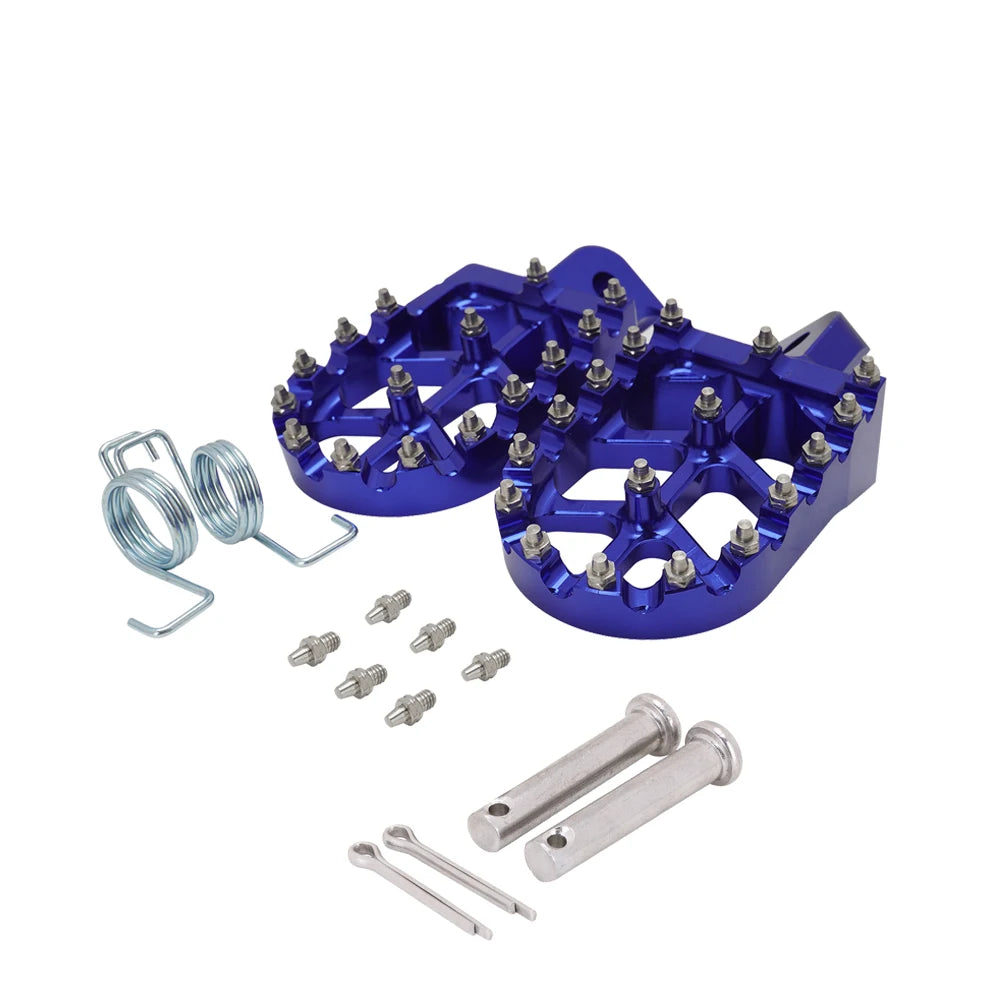 For YAMAHA TW200 PW50 PW80 TTR90 TTR90E Honda CR CRF XR 50 70 80 100 110 KAYO Footpegs Footrests Foot Pegs Rests Pedals
