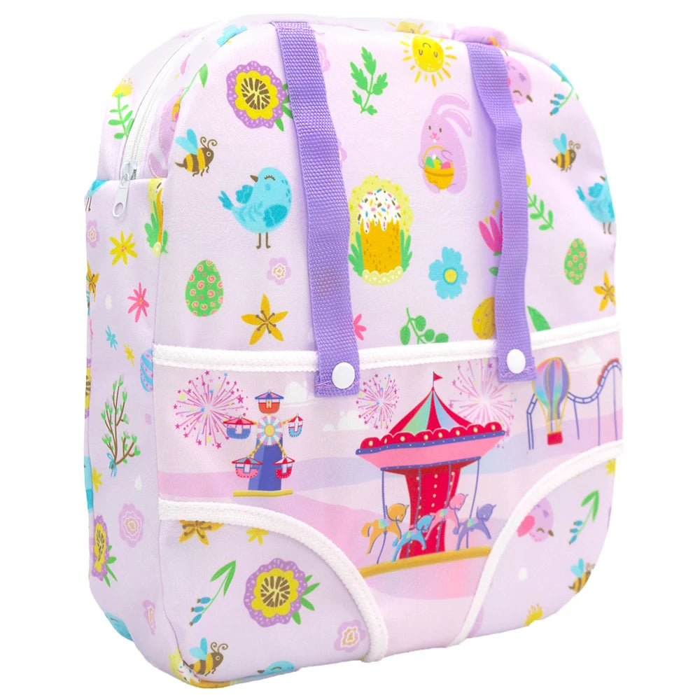 New Carrier Backpack For 12/14/16/18 Inch Born Baby Doll, 30/35/40/25cm Girl Dolls Out Going Holder