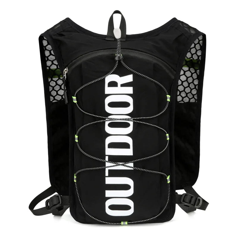 HOMEFISH 1PCS Running Hydration Vest Backpack,Lightweight Water Backpack,Hydration Backpack Running Vest for Hiking Biking
