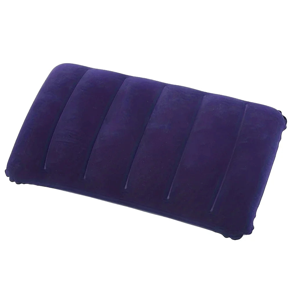 1pc Inflatable Square Pillow Outdoor Camping Business Travel Neck Pillow Portable Comfortable Pillow Cushion