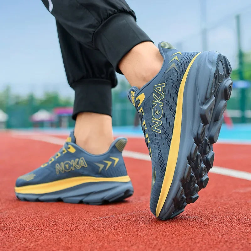 Men’s Marathon Running Shoes – Lightweight Breathable Non-Slip Sneakers for Training & Outdoor Sports
