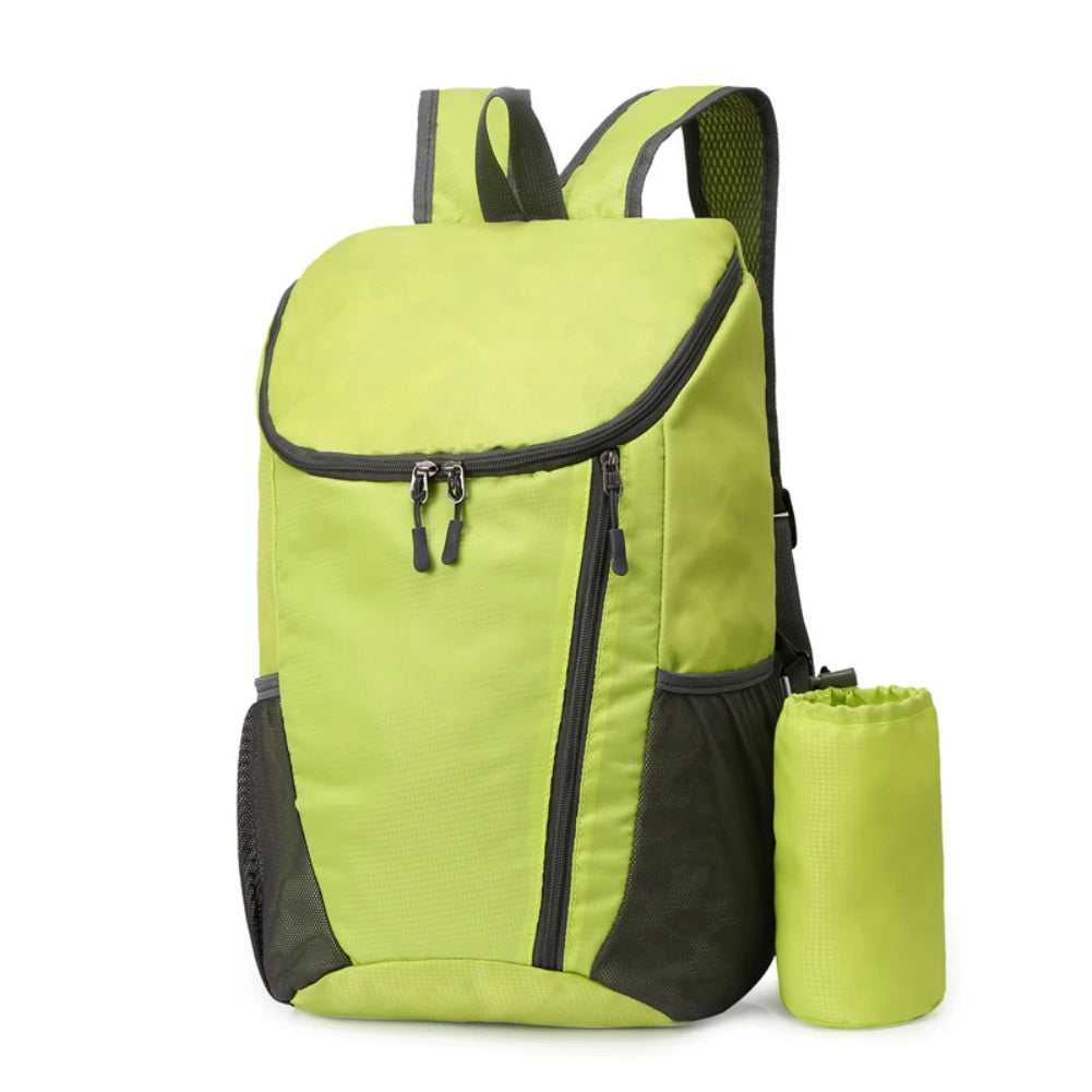 35L Large Capacity Portable Foldable Backpack Mountaineering Bag Ultralight Outdoor Climbing Cycling Travel Knapsack Waterproof