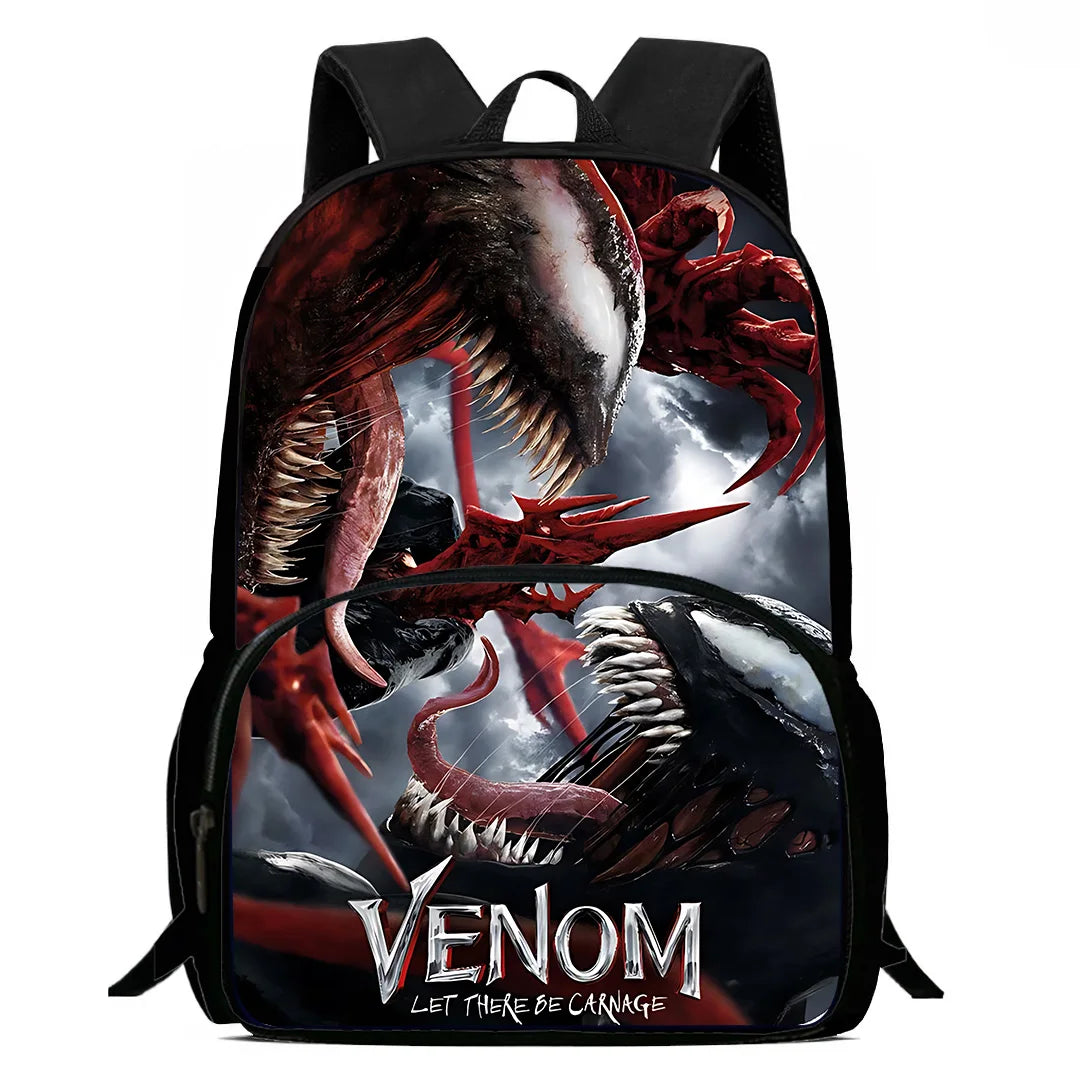 Kids Movie Venoms Backpacks Boys and Girls Student Birthday Gift Child School Bags Large Capacity Camping Durable Rucksack