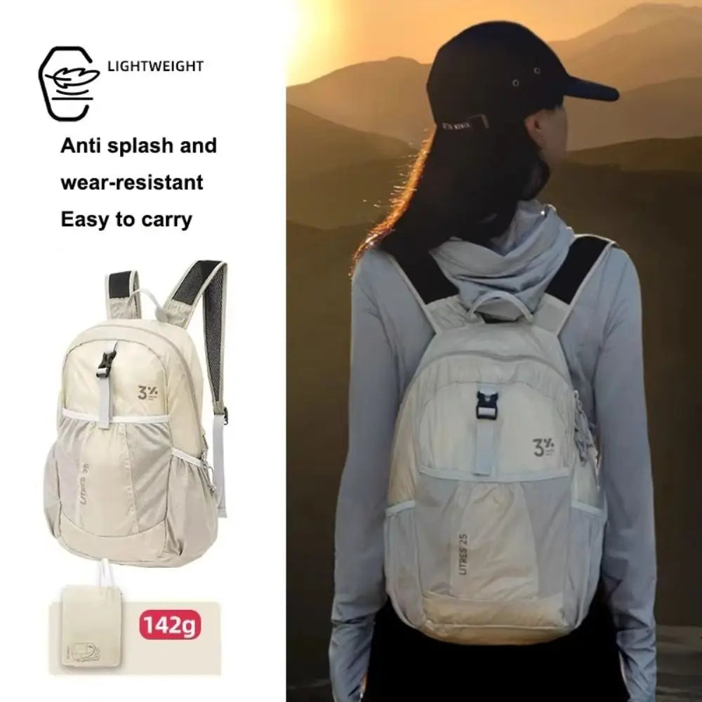 Adjustable Straps Foldable Backpack Large Capacity Mountaineering Bag Hiking Daypack Waterproof Small Bag Ultralight Backpack