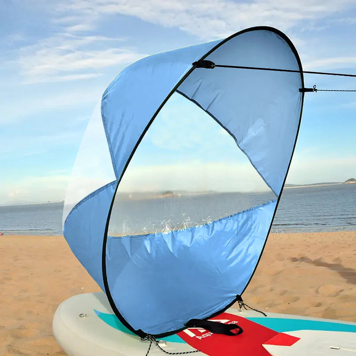 42" SUP Board Surf Wind Sail – Foldable Kayak & Surfboard Paddle Sail for Water Sports (5 Colors)