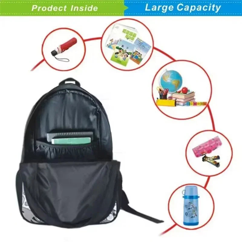 Kids Movie Venoms Backpacks Boys and Girls Student Birthday Gift Child School Bags Large Capacity Camping Durable Rucksack