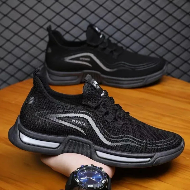 Men’s Trendy Sports Shoes – Breathable Running Sneakers, Lightweight Non-Slip Casual Trainers