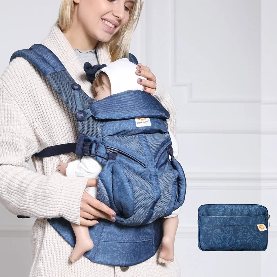 Baby Carrier 4 In 1 Ergonomic Kangaroo Design Sling for 0-36 Months Newborn Infants from 3.2KG to 20KG