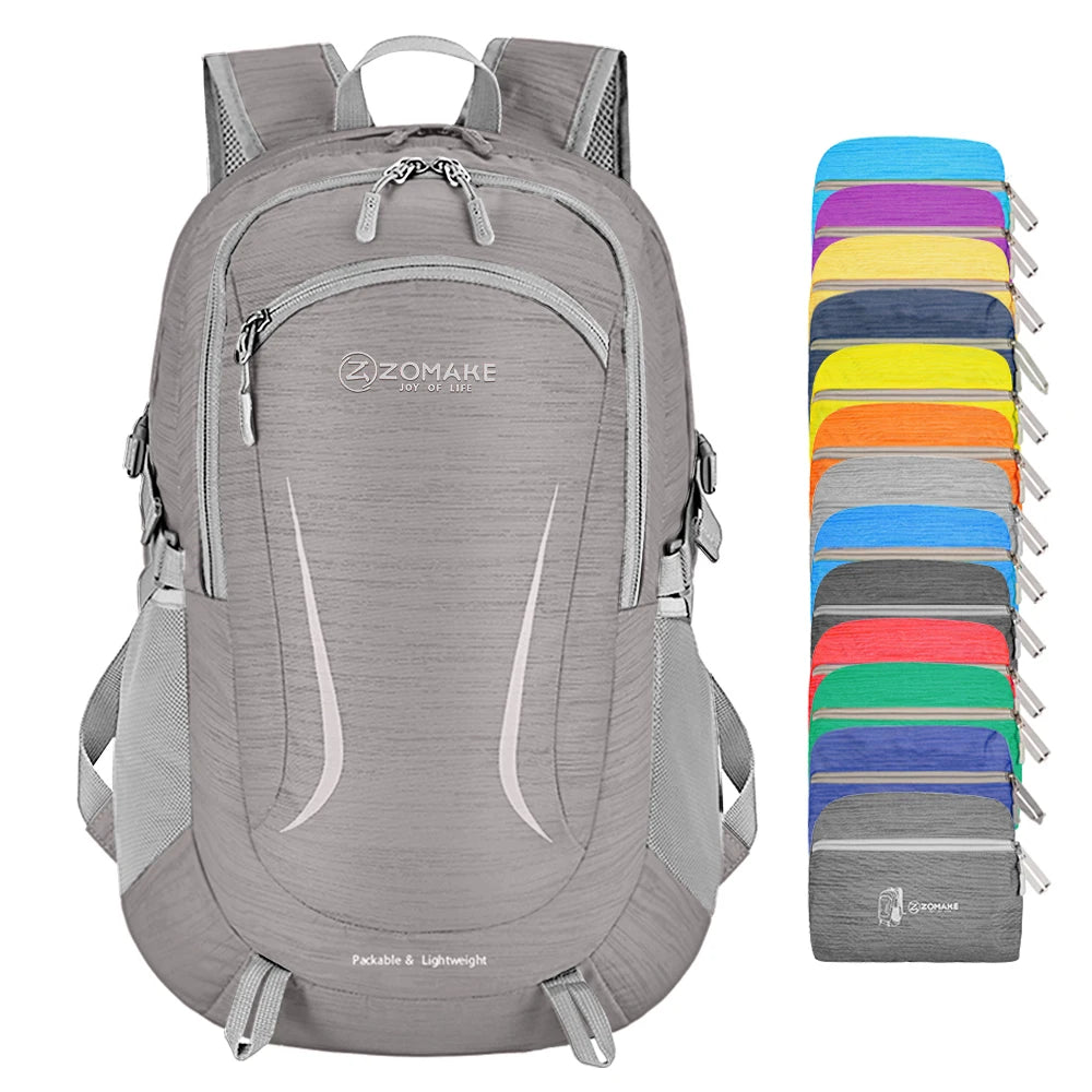 Mountaineering backpack 35 liters men's and women's outdoor sports bag waterproof camping hiking rain