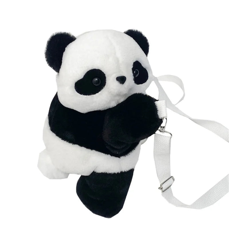Backpacks Cute Cartoon Animals Shoulder Bags Stuffed Panda Phone Bags Children School Bags Girls Birthday Gift