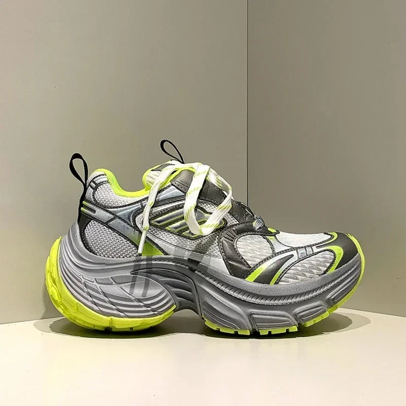 Men’s & Women’s Platform Sneakers – Genuine Leather Casual Walking & Sports Shoes