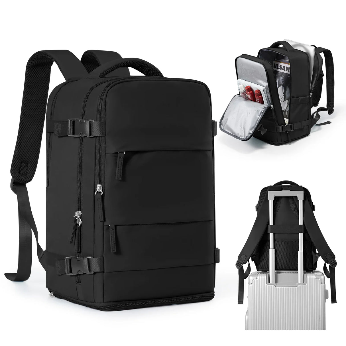 Women Men Hand Luggage Backpack Business College Laptop Travel Backpack Waterproof Carry on mochila viaje cabina avion 40x20x25