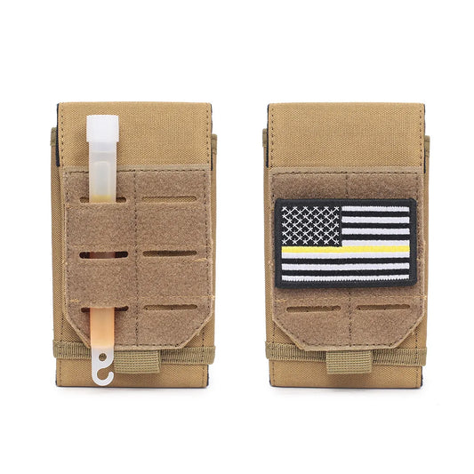 Outdoor Sports Molle Phone Pouch Waist Pack EDC Tool Bag Mobile Phone Holder Hiking Hunting Camping Accessories Mag Holster Bag