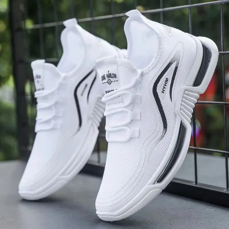 Men’s Trendy Sports Shoes – Breathable Running Sneakers, Lightweight Non-Slip Casual Trainers