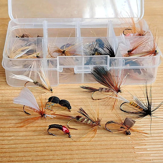 32-Piece Dry, Wet and Nymph Fly Set