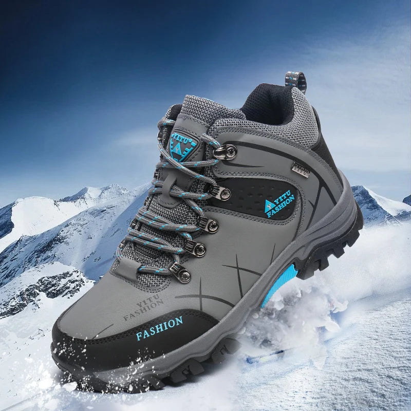 Men’s Waterproof Hiking Boots – Outdoor Trekking, Camping & Climbing Shoes, Wear-Resistant & Non-Slip