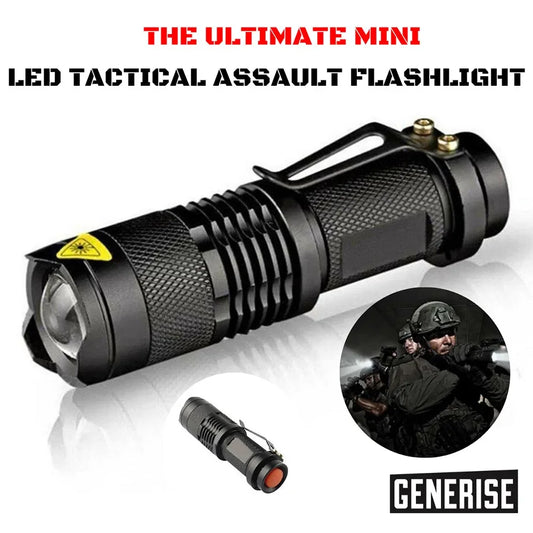 Waterproof Tactical LED Flashlight – 3 Modes, Handheld