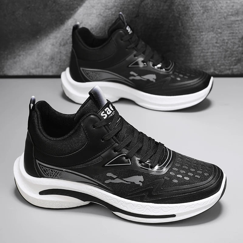 2025 Men’s High-Top Sports Shoes – Autumn/Winter Casual Sneakers for Fashion & Training