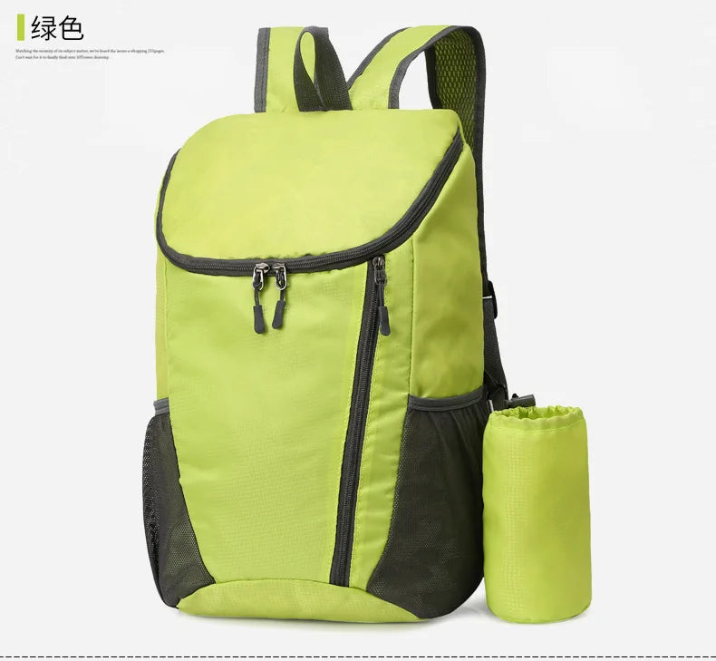 Outdoor Travel Backpack Waterproof Camping Storage Backpack Folding Sports Mountaineering Bag Travel sports backpack