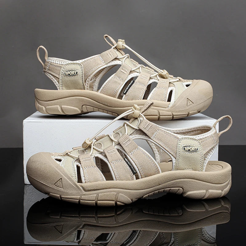 Men’s Outdoor Hiking Sandals – Non-Slip Breathable Water Shoes for Summer Trekking & Casual Wear