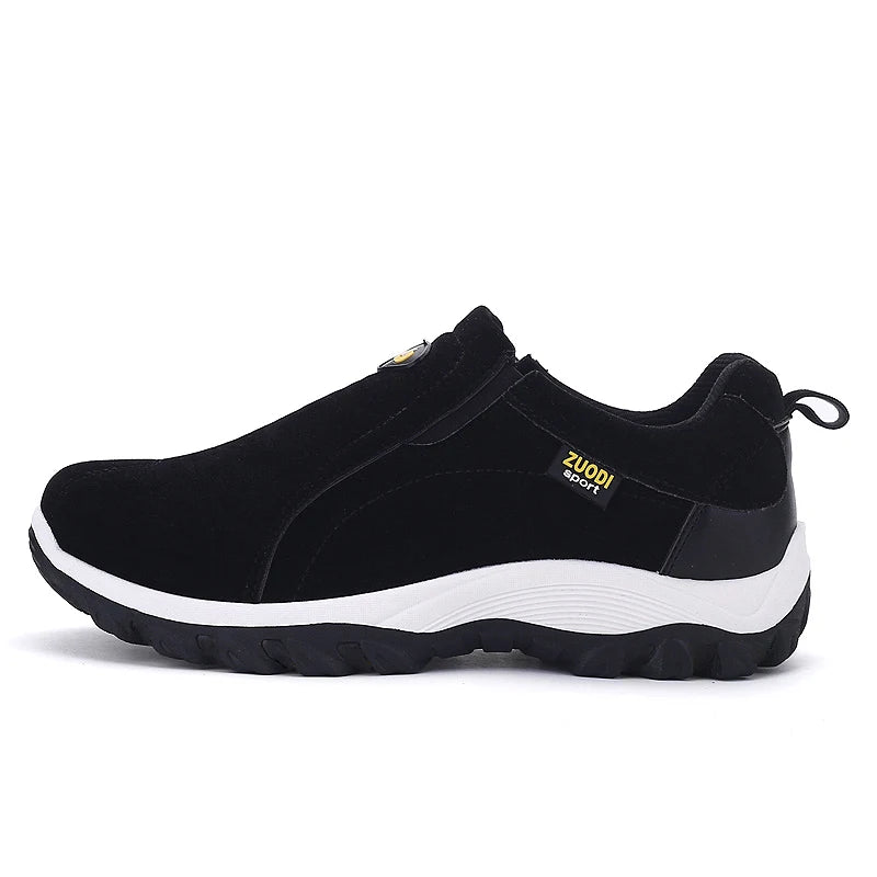 Men’s Casual Sports Orthopedic Shoes – Breathable, Flat Sole Travel & Hiking Sneakers