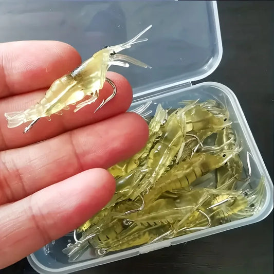 Goture Luminous Soft Shrimp Lures (5/10/20 Pack)