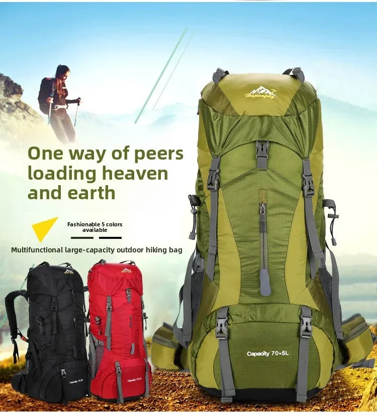Outdoor Camping New Mountaineering Bag Outdoor Camping Backpack Large Capacity Leisure Sports Backpack Backpack