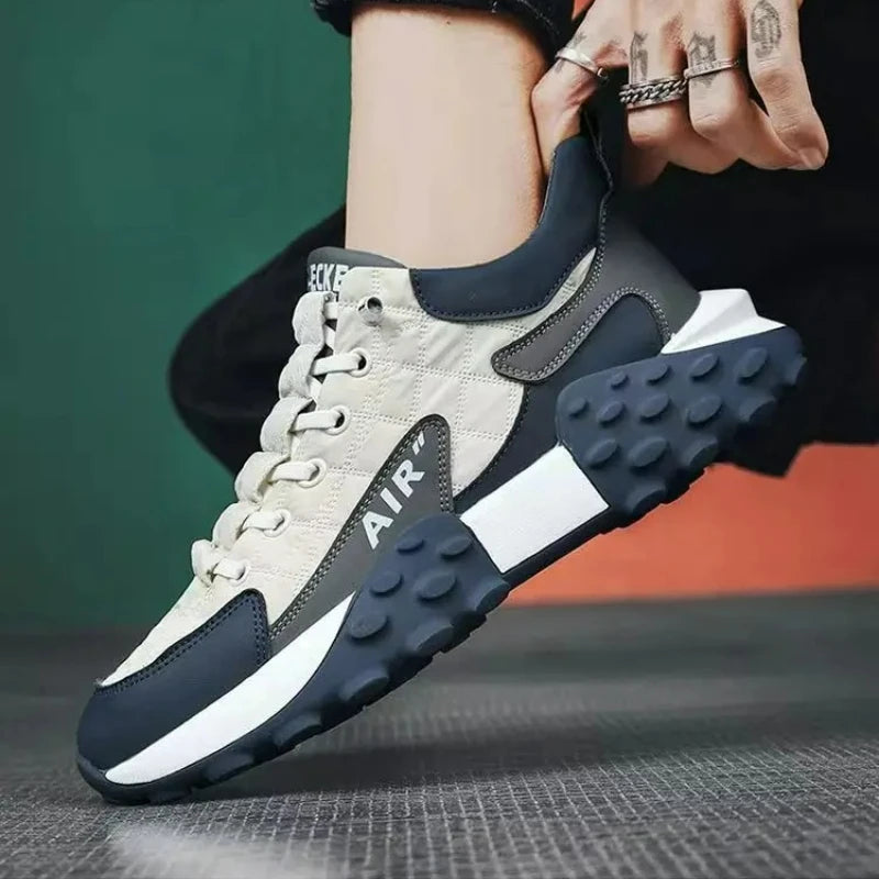 2025 Men’s Running Shoes – Breathable Outdoor Fashion Sneakers | Lightweight Non-Slip Casual Sports Shoes