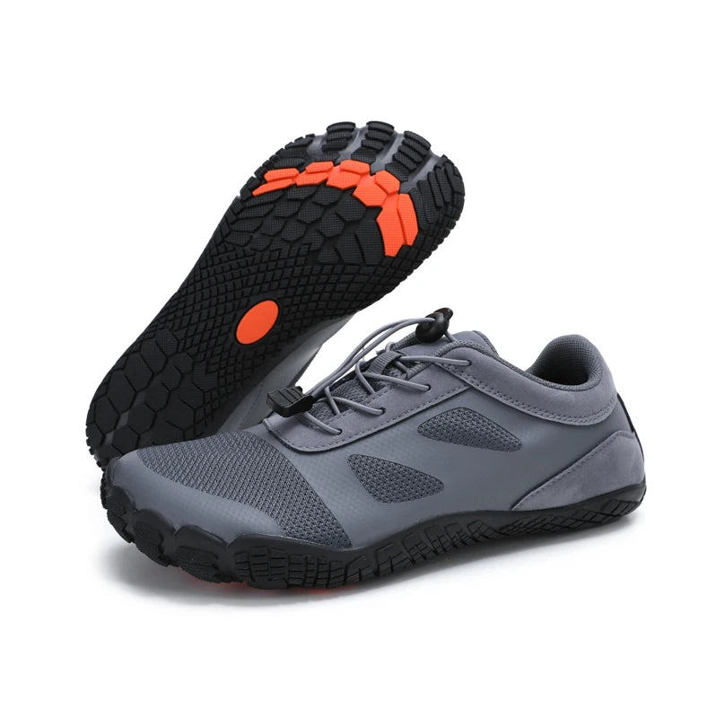 Men’s Barefoot Trail Running Shoes – Wide Toe Box Zero Drop Aqua Sneakers for Hiking, Kayaking & Surfing
