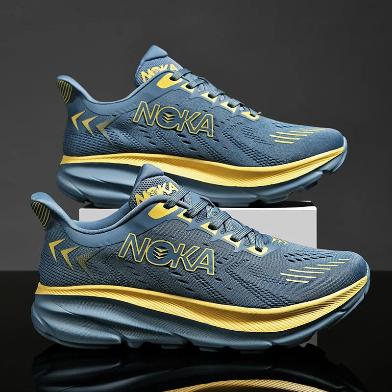 Men’s Marathon Running Shoes – Lightweight Breathable Non-Slip Sneakers for Training & Outdoor Sports