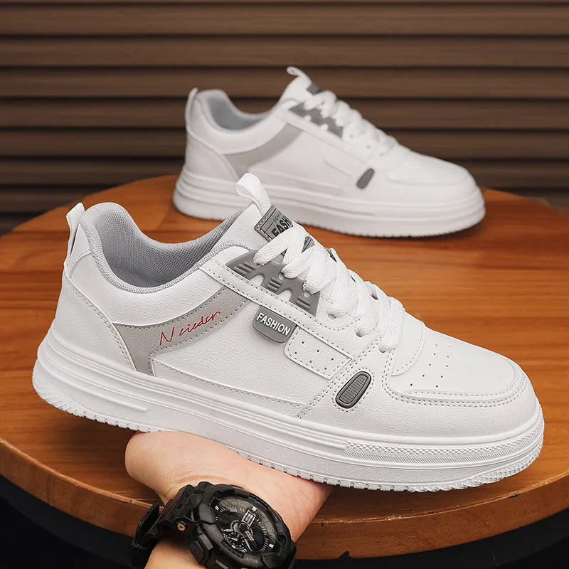 2025 Men’s Sneakers – Spring & Autumn Outdoor Sport Shoes, Fashion Vulcanized Casual Flats