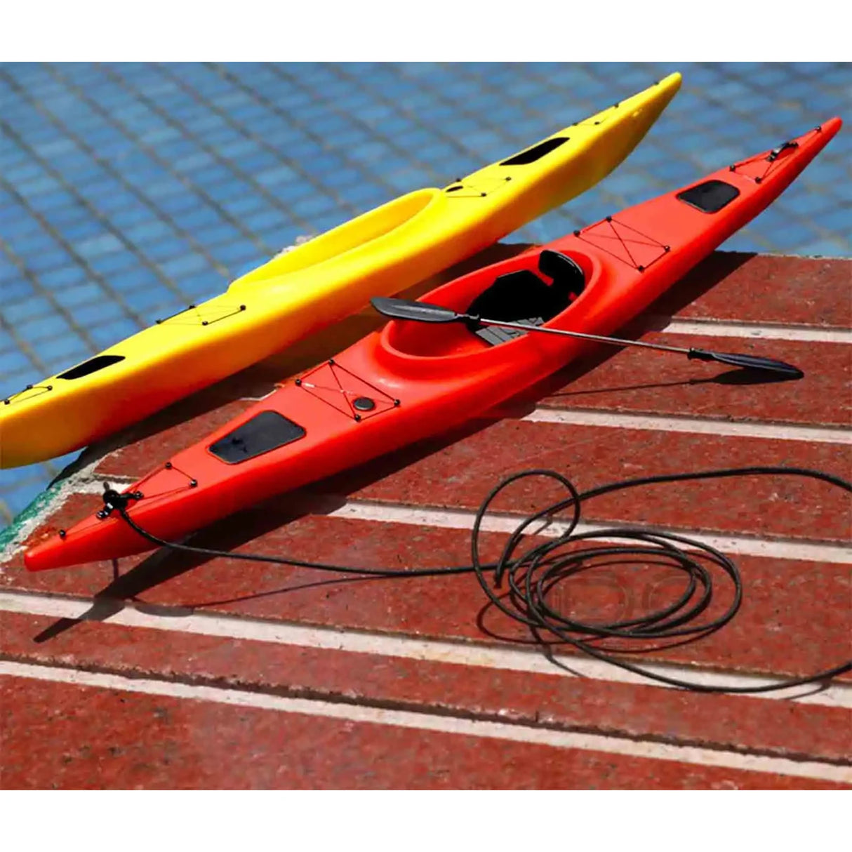 RC Kayak Simulation Boat with Paddle – 1/10 Scale for TRX4, Axial SCX10, D90, D110, Defender & G63 Models