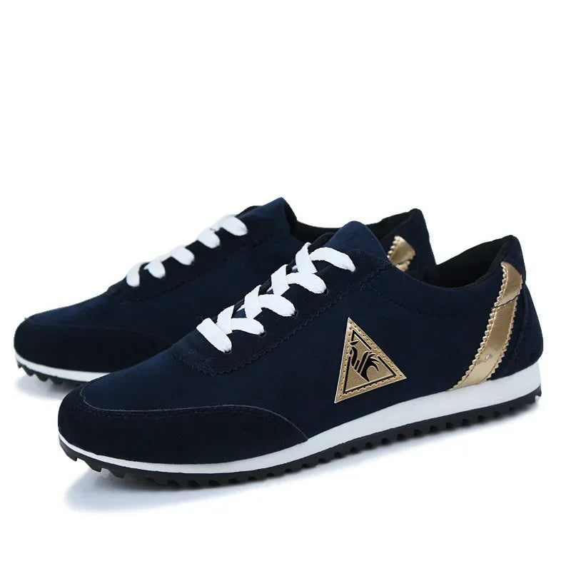 Men’s Lightweight Suede Sneakers – Casual Sports Running Shoes for Comfort & Style