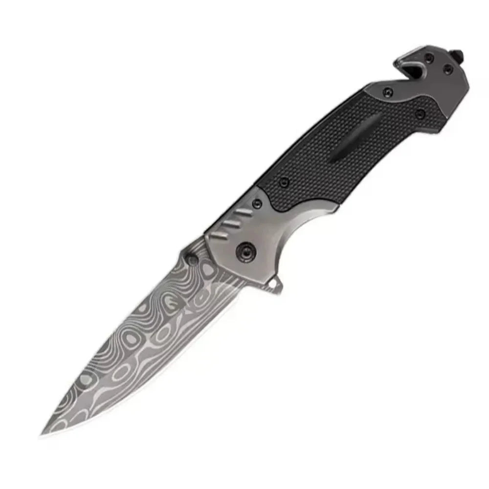 Multi Functional Sharp and Convenient Folding Knife Pocket Knife, Suitable for Wilderness Survival, Camping, Fishing, Hunting