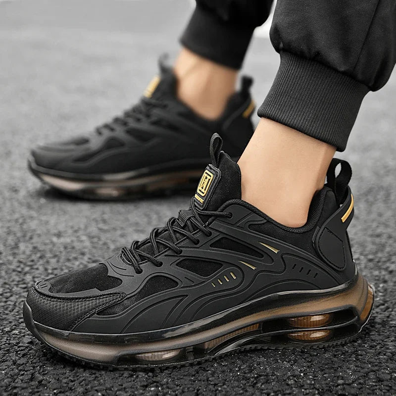 2025 Men’s Air Cushion Sneakers – Breathable Lightweight Running & Walking Shoes, Non-Slip Athletic Training Sneakers for Men & Women