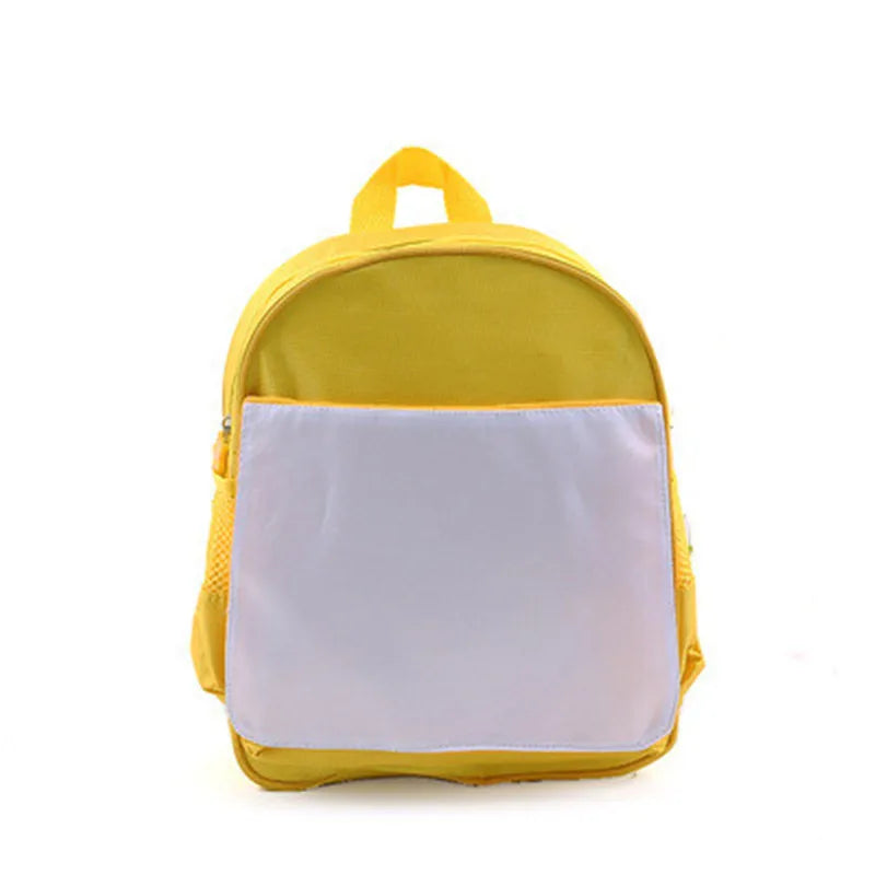 Colorful School Bag for Children Sublimation Blank Backpack Bookbag For Student Boys Girls Rucksack Travel Bagpack