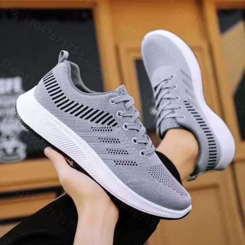 Men’s Spring Running Shoes – Wear-Resistant Lightweight Casual Sneakers with Soft Sole