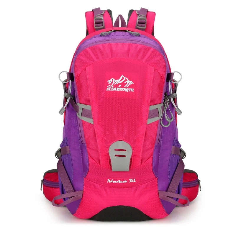 New Cross-Border Outdoor Hiking Backpack: Mountaineering & Cycling Double-Shoulder Bag with Floating Suspension System, 50L Capa