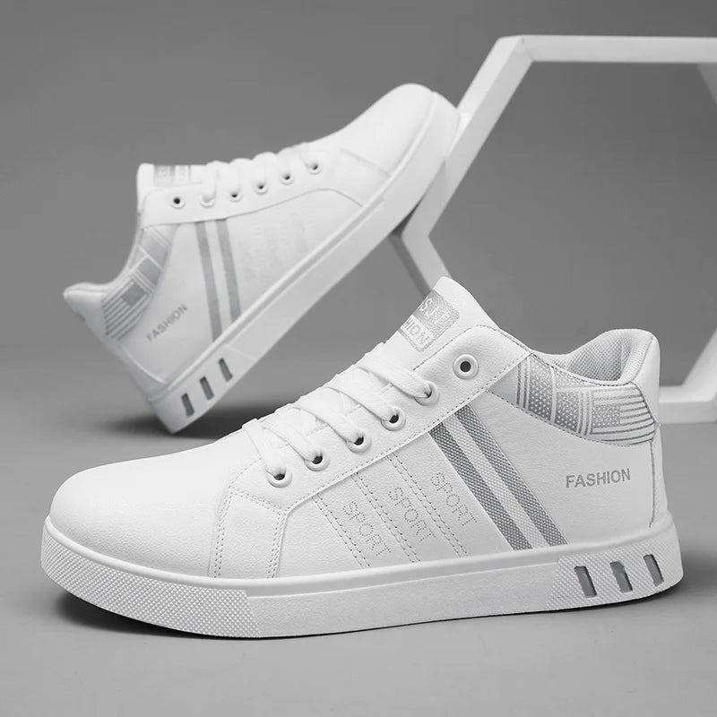 Men’s Casual Walking Sneakers – Breathable Outdoor Platform Board Shoes for Daily Fashion & Comfort