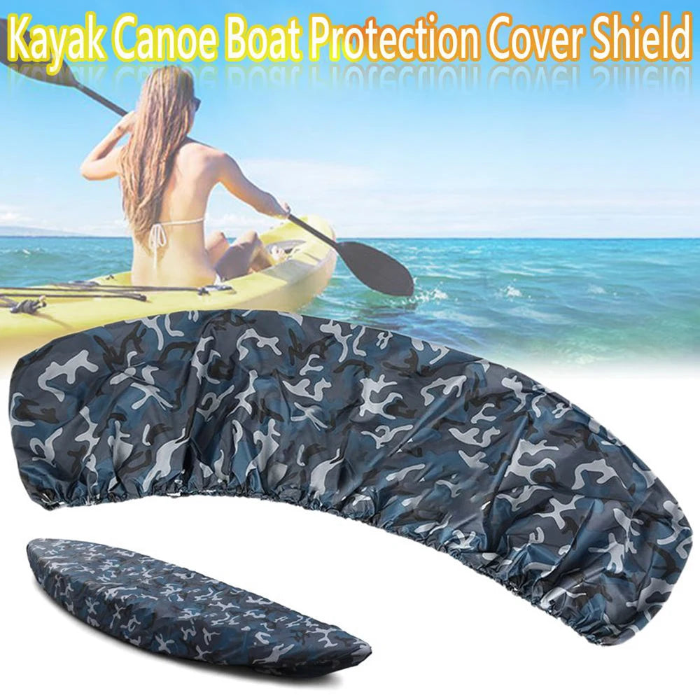 Waterproof Kayak Storage Cover – UV Protection Canoe & Boat Dust Shield Outdoor Fishing Accessory