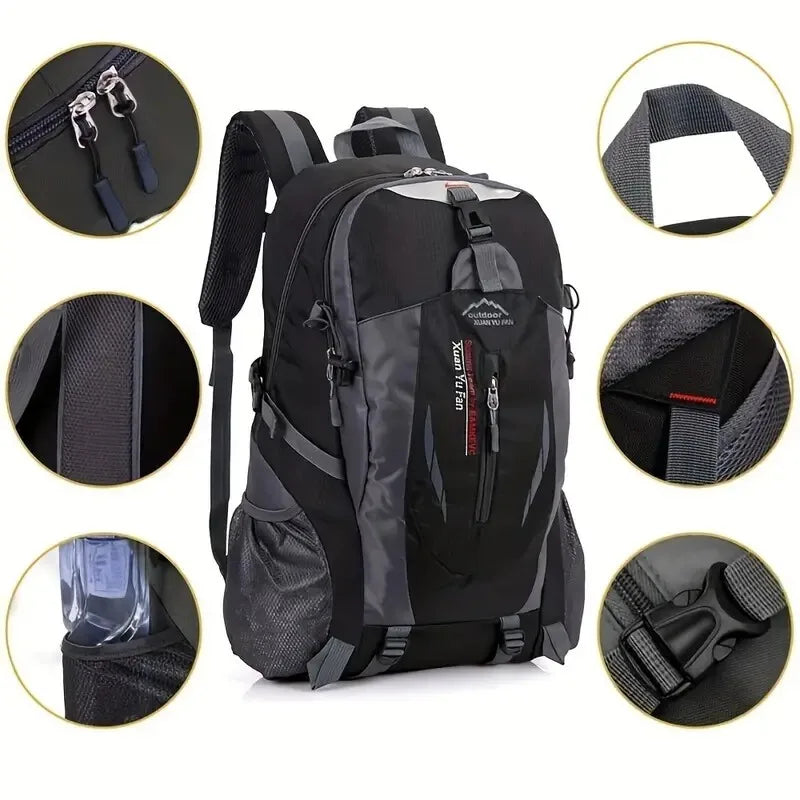 Men’s Large Capacity Outdoor Backpack – Lightweight Waterproof Hiking & Travel Bag