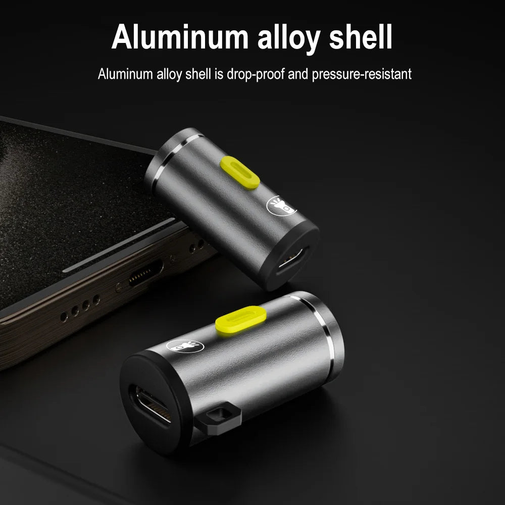 BORUiT Super Mini LED Flashlight 230LM Single Gear Extra Small Torch Camping Lantern
