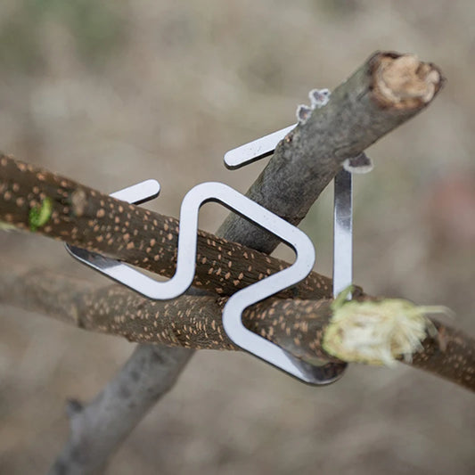 Double-Headed Metal Tent Lamp Hook – Camping Hanger Rack