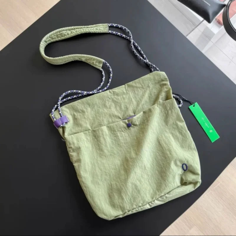 Mountain Utility Crossbody - Couples' Unisex, Wrinkled, Light, Water-Resistant, Multi-Pocket, Hiking/Daily, Retro Cool