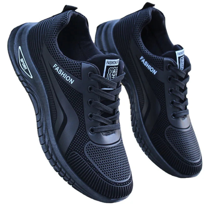 Men’s Casual Breathable Sneakers – Lightweight Anti-Slip Running Shoes for Outdoor Sports & Daily Wear