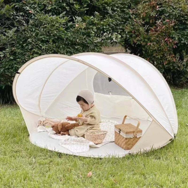 1pc 2-3 person tent outdoor camping portable sunshade quick throwing tent garden courtyard game house travel supplies