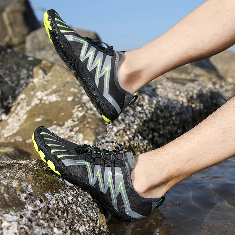 Unisex Barefoot Trail Shoes – Athletic Hiking, Water & Aqua Swim Walking Sneakers (Breathable Minimalist Design)