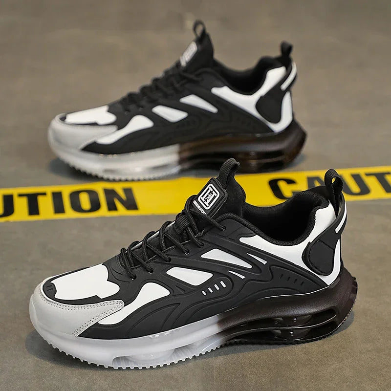 2025 Men’s Air Cushion Sneakers – Breathable Lightweight Running & Walking Shoes, Non-Slip Athletic Training Sneakers for Men & Women